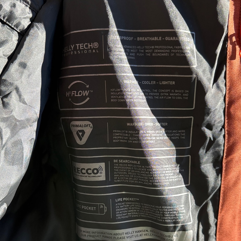 Helly Hansen Rust Ski/Snowboard Jacket - image 6